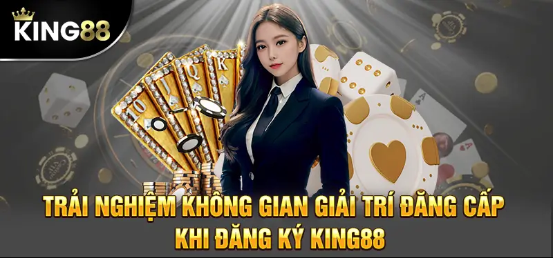 Đăng ký ngay để trải nghiệm không gian giải trí đẳng cấp tại King88